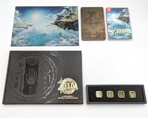 The legend of Zelda Tears of the Kingdom Collectors Edition - Komplet i æske - Nintendo Switch spil (A Grade) (Genbrug)